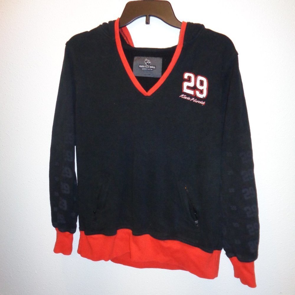 KEVIN Harvick Women's Hoodie #29  Over The Wall Nascar Collection Size Large
